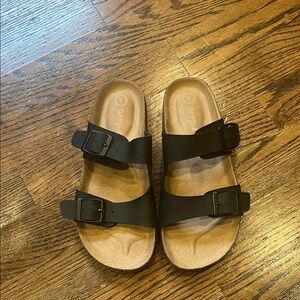 Kids Cat & Jack Black Double Strap Sandals